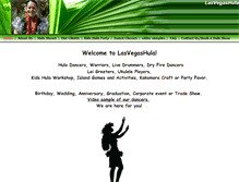 Tablet Screenshot of lasvegashula.com